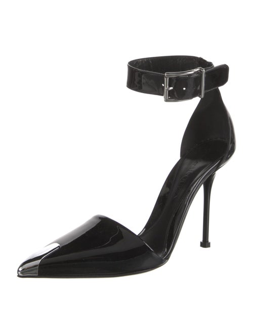 Alexander McQueen Leather D'Orsay Pumps