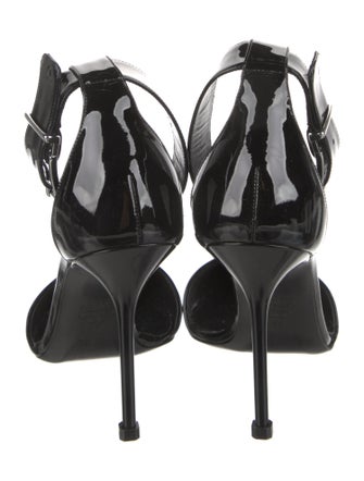 Alexander McQueen Leather D'Orsay Pumps