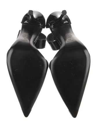 Alexander McQueen Leather D'Orsay Pumps