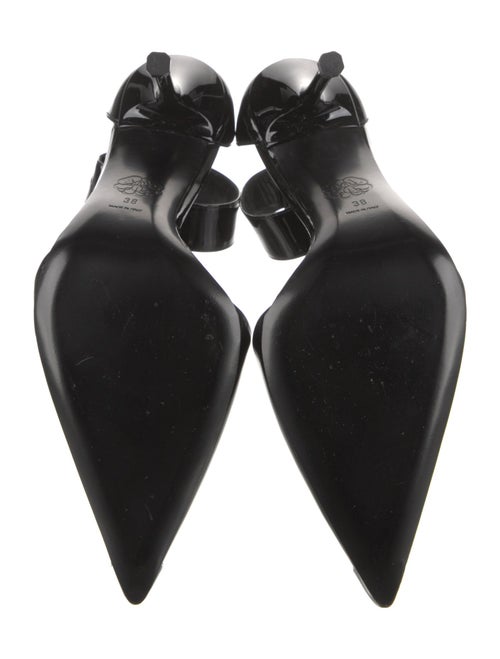 Alexander McQueen Leather D'Orsay Pumps