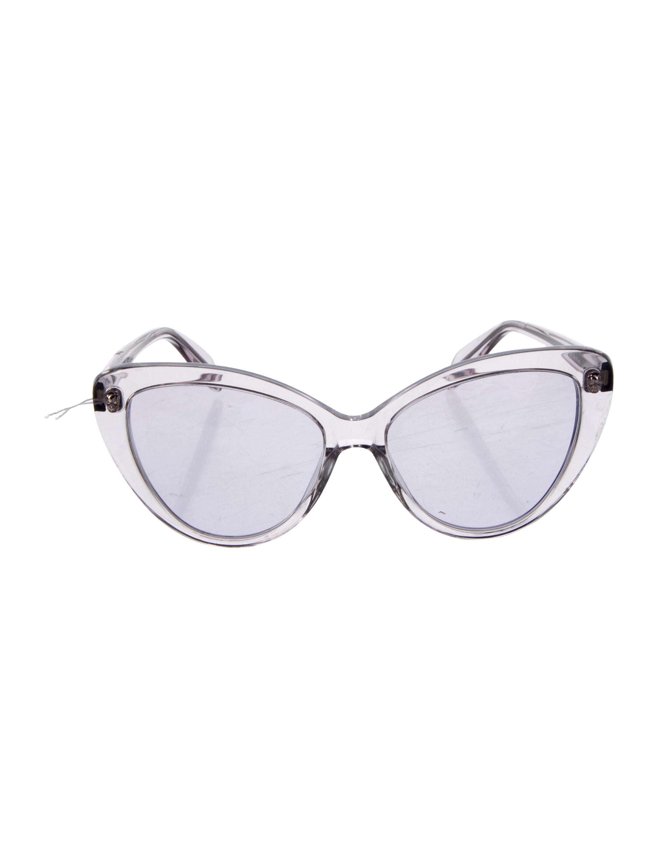 Alexander McQueen Cat-Eye Mirrored Sunglasses