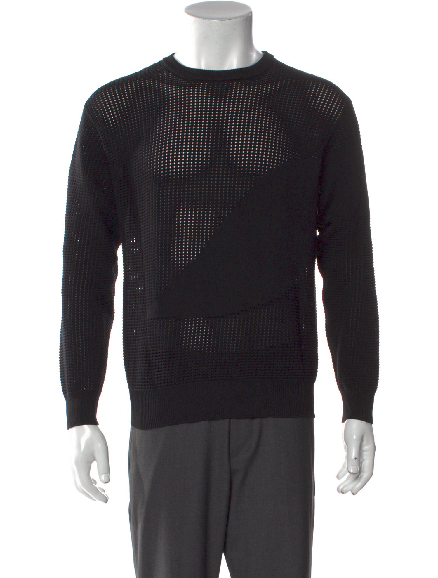 Alexander McQueen Crew Neck Long Sleeve Pullover