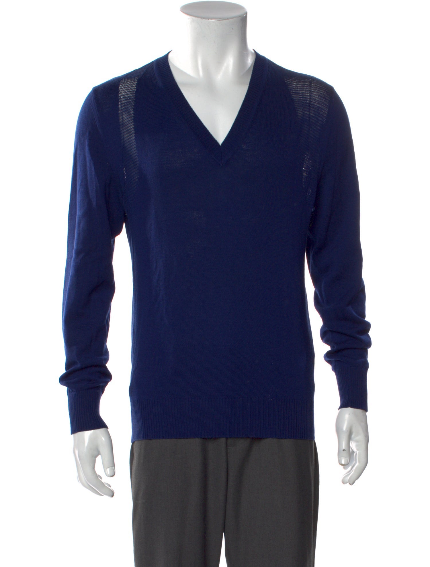Alexander McQueen Wool V-Neck Pullover