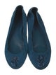 Alexander McQueen Skull Suede Flats