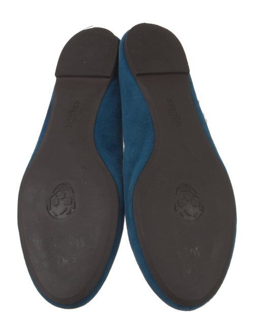 Alexander McQueen Skull Suede Flats
