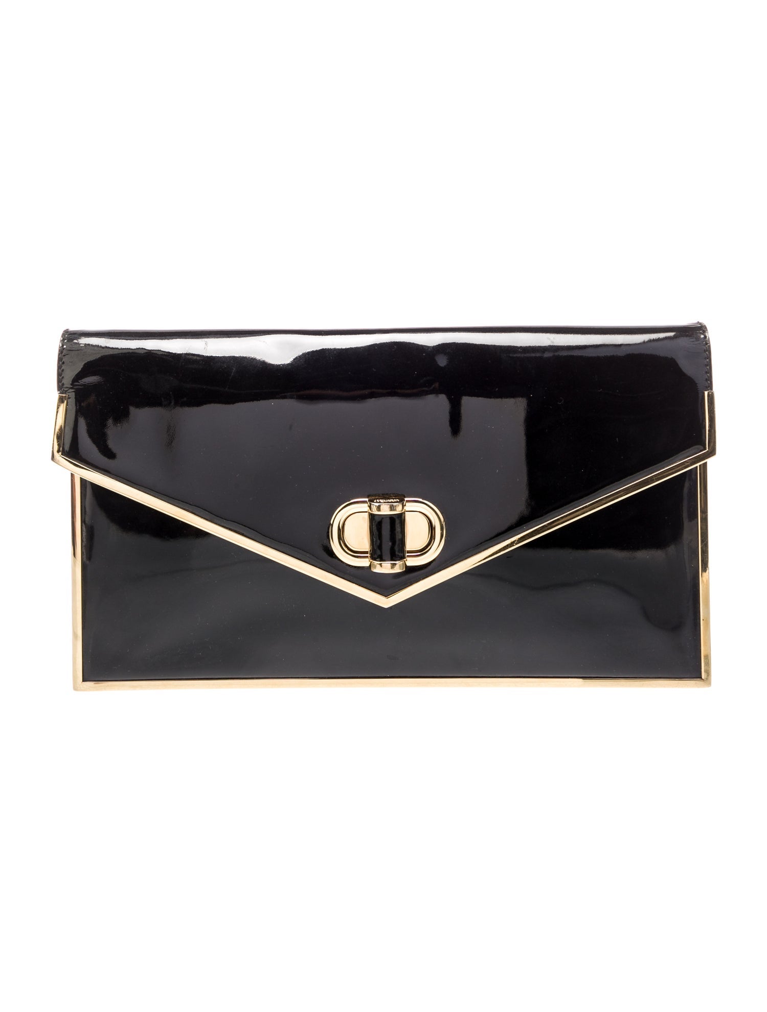 Alexander McQueen Patent Leather Clutch