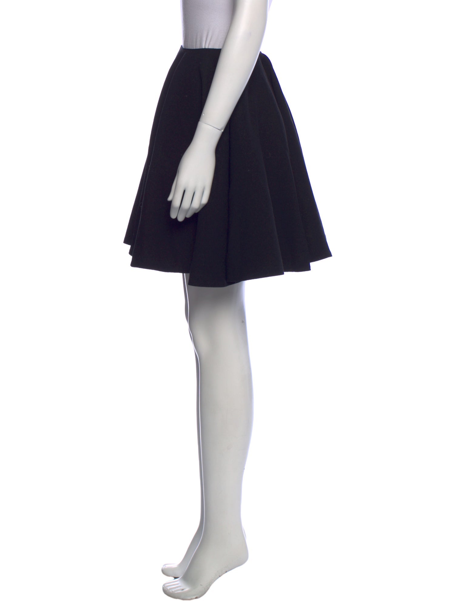 Alexander McQueen Silk Mini Skirt