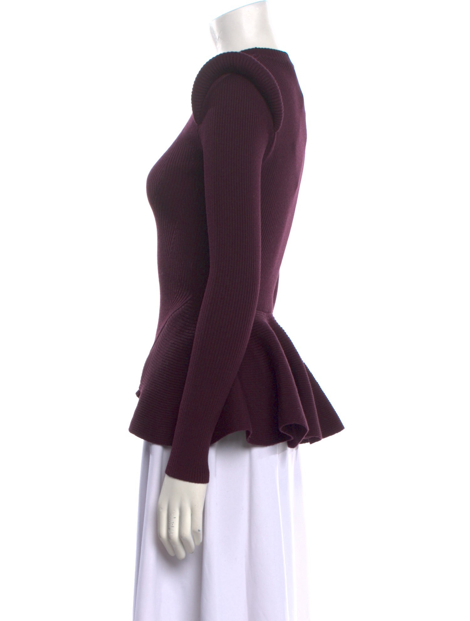 Alexander McQueen Wool Mock Neck Sweater