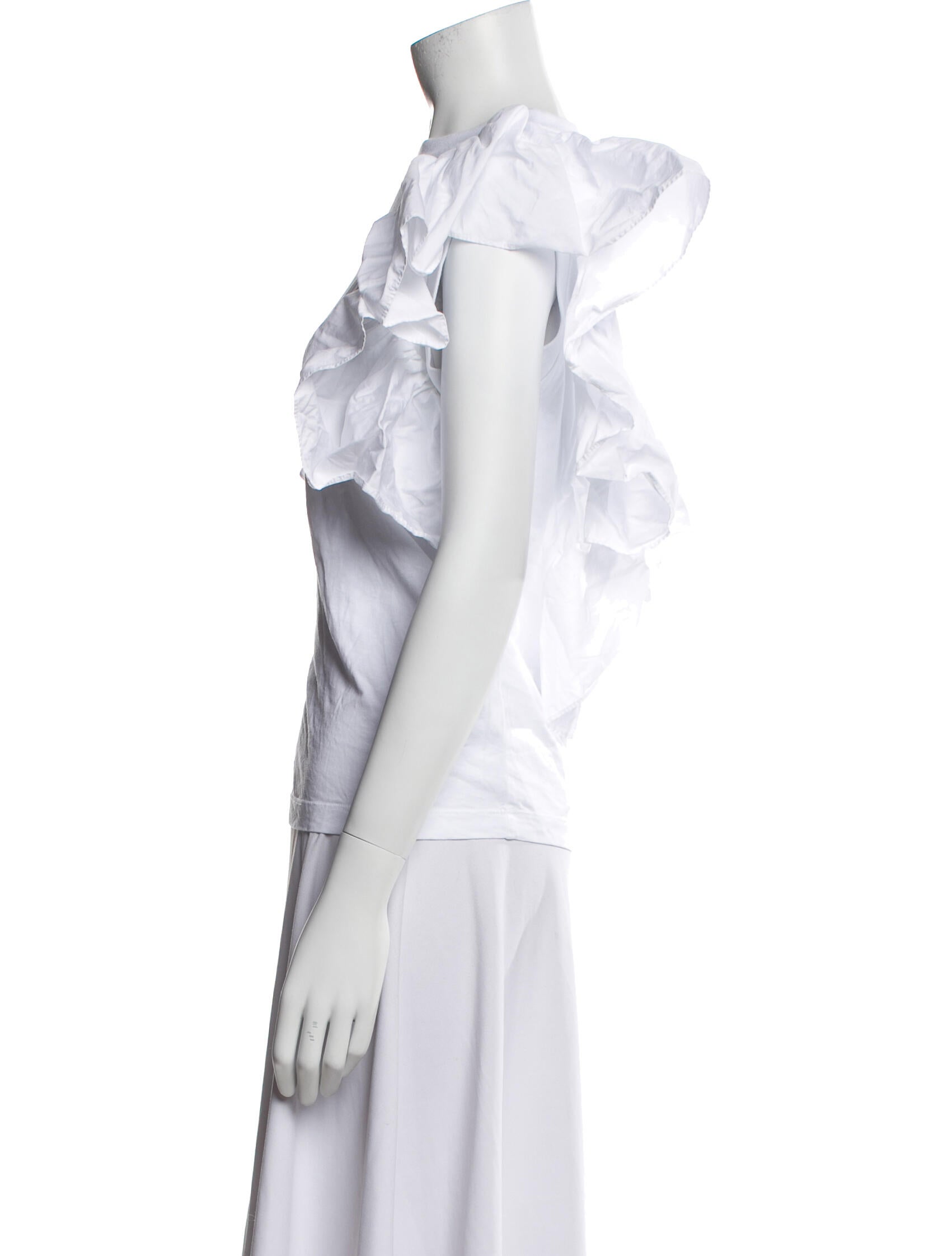 Alexander McQueen Crew Neck Short Sleeve Top