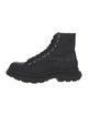 Alexander McQueen Canvas Combat Boots