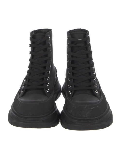 Alexander McQueen Canvas Combat Boots