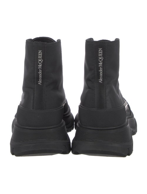 Alexander McQueen Canvas Combat Boots