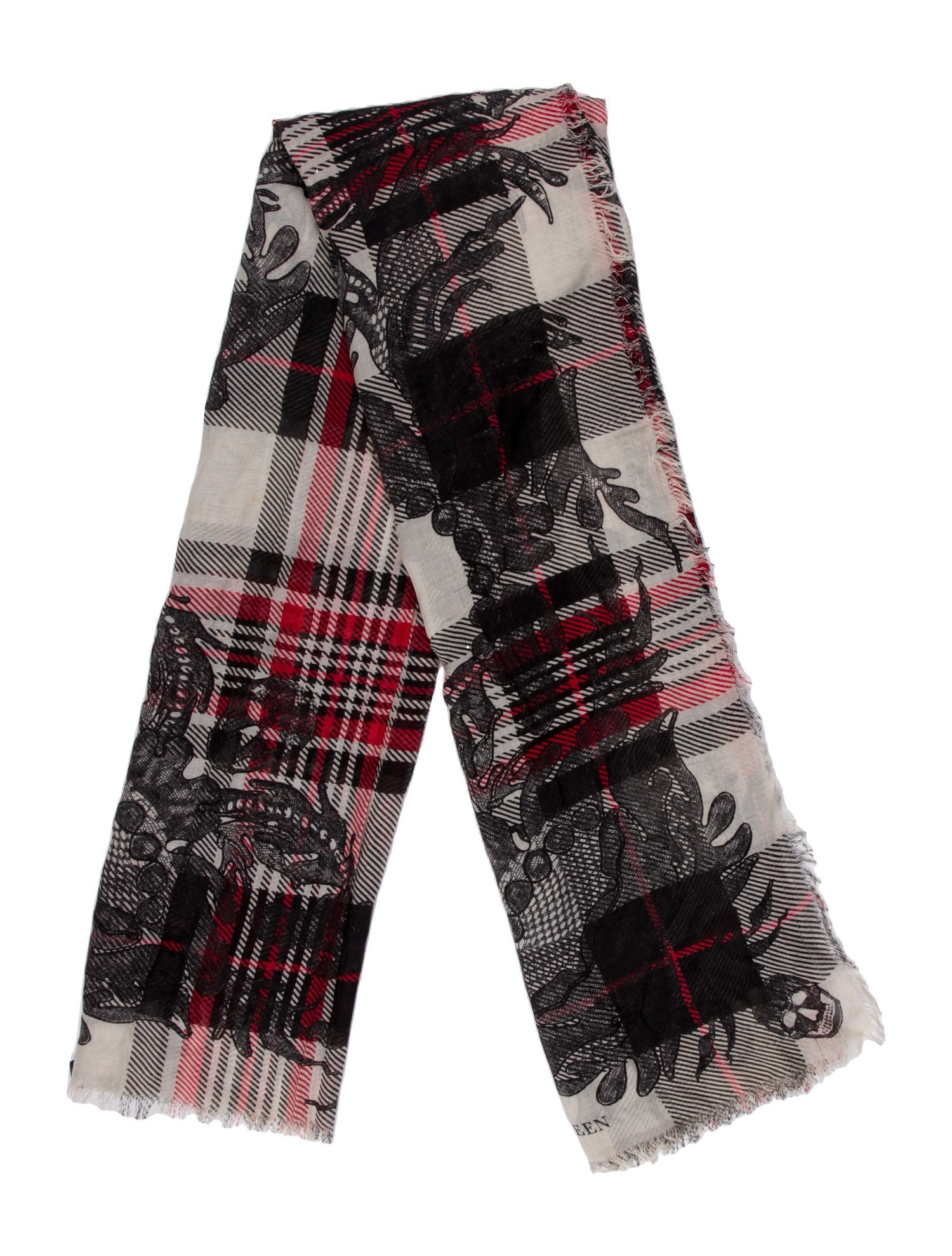 Alexander McQueen Printed Scarf