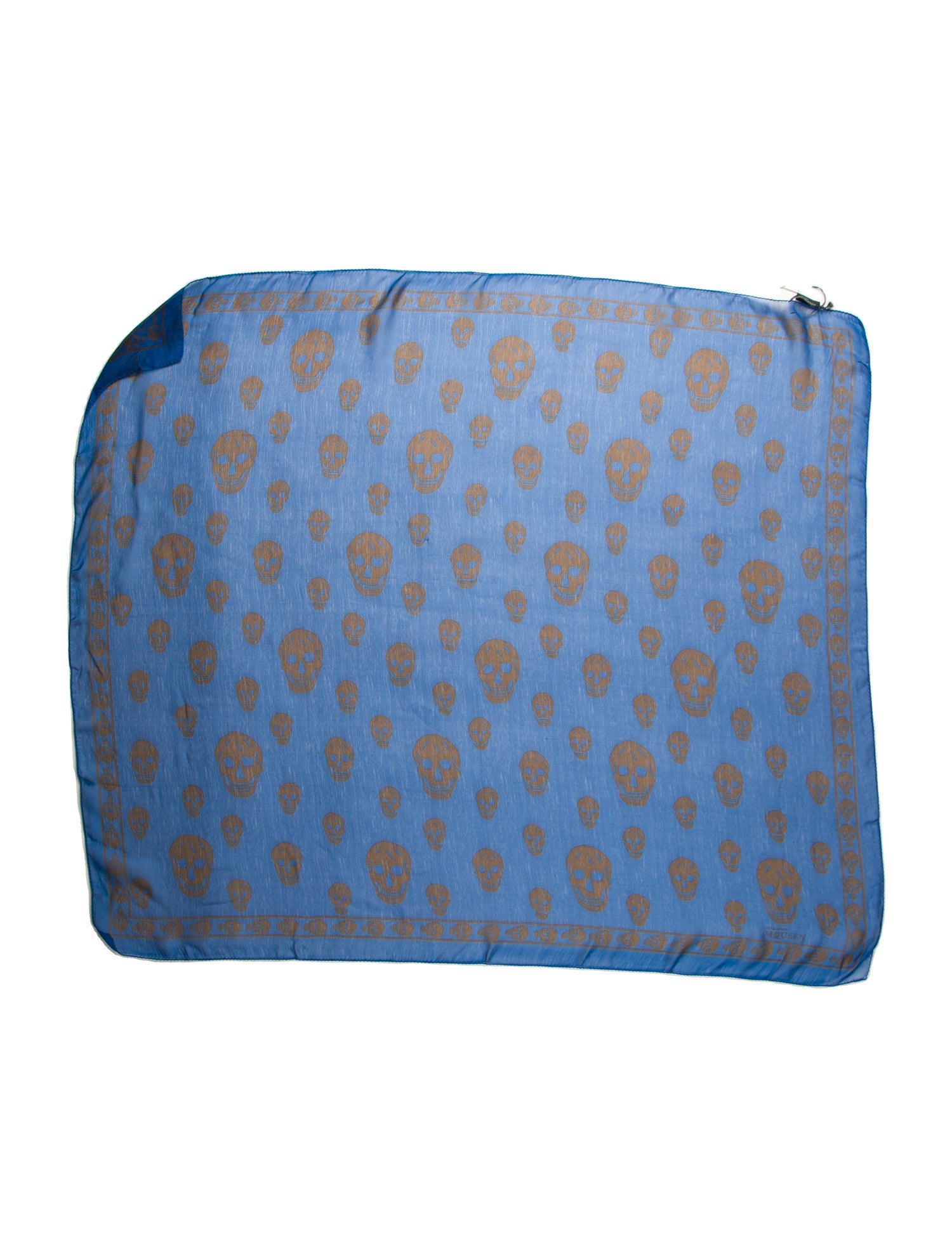 Alexander McQueen Silk Printed Scarf w/ Tags