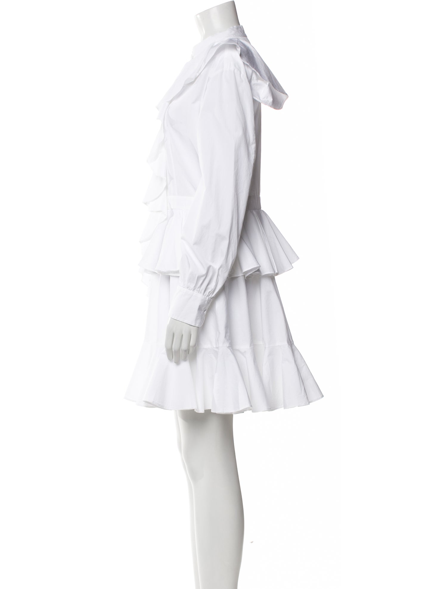 Alexander McQueen Crew Neck Mini Dress