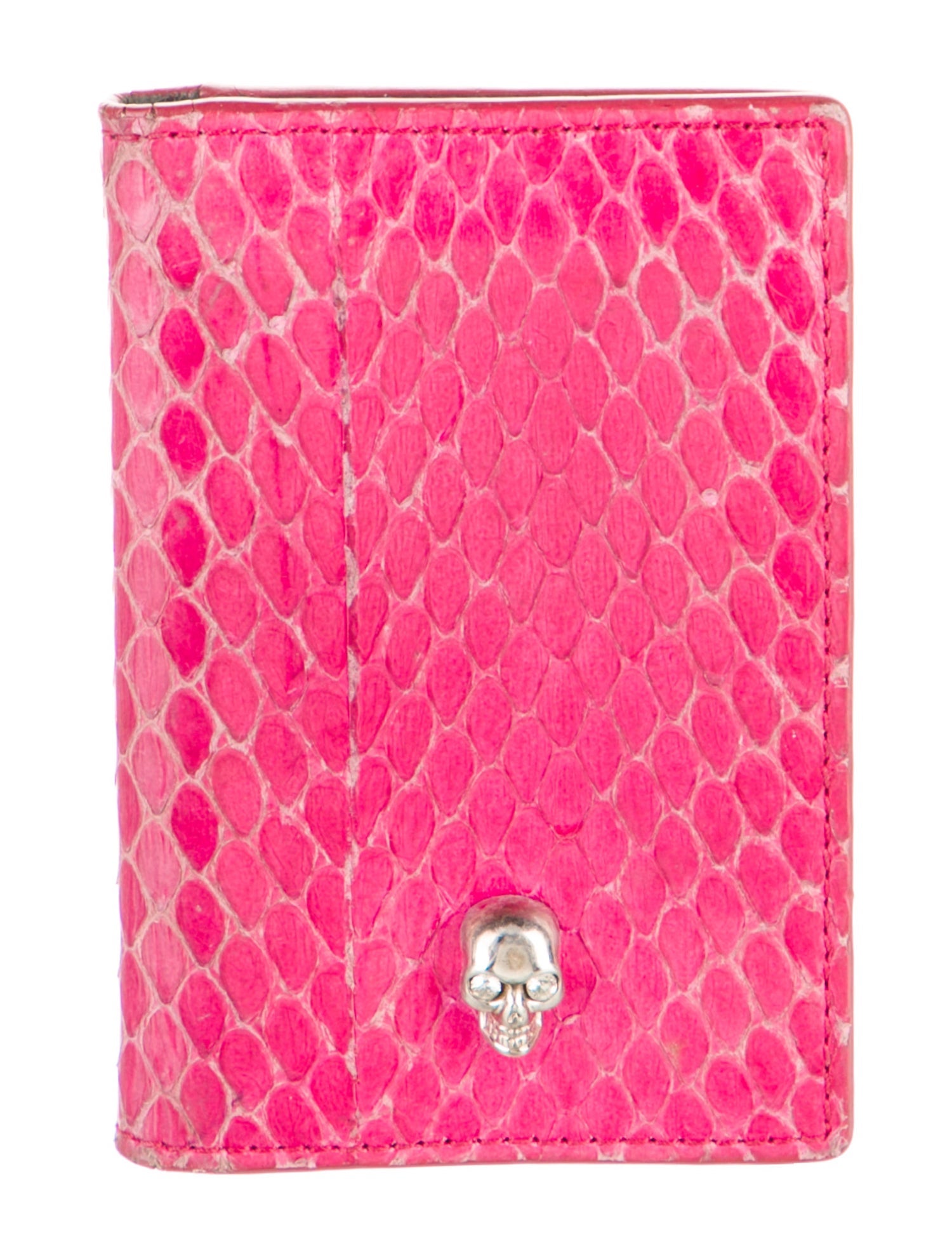 Alexander McQueen Snakeskin Bifold Wallet