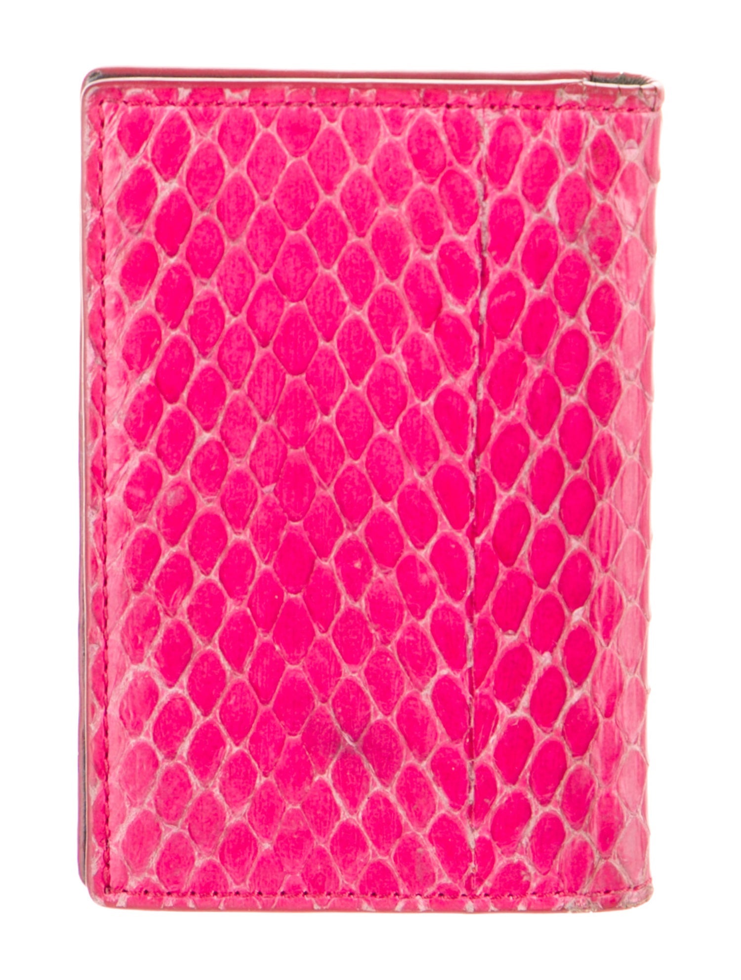 Alexander McQueen Snakeskin Bifold Wallet