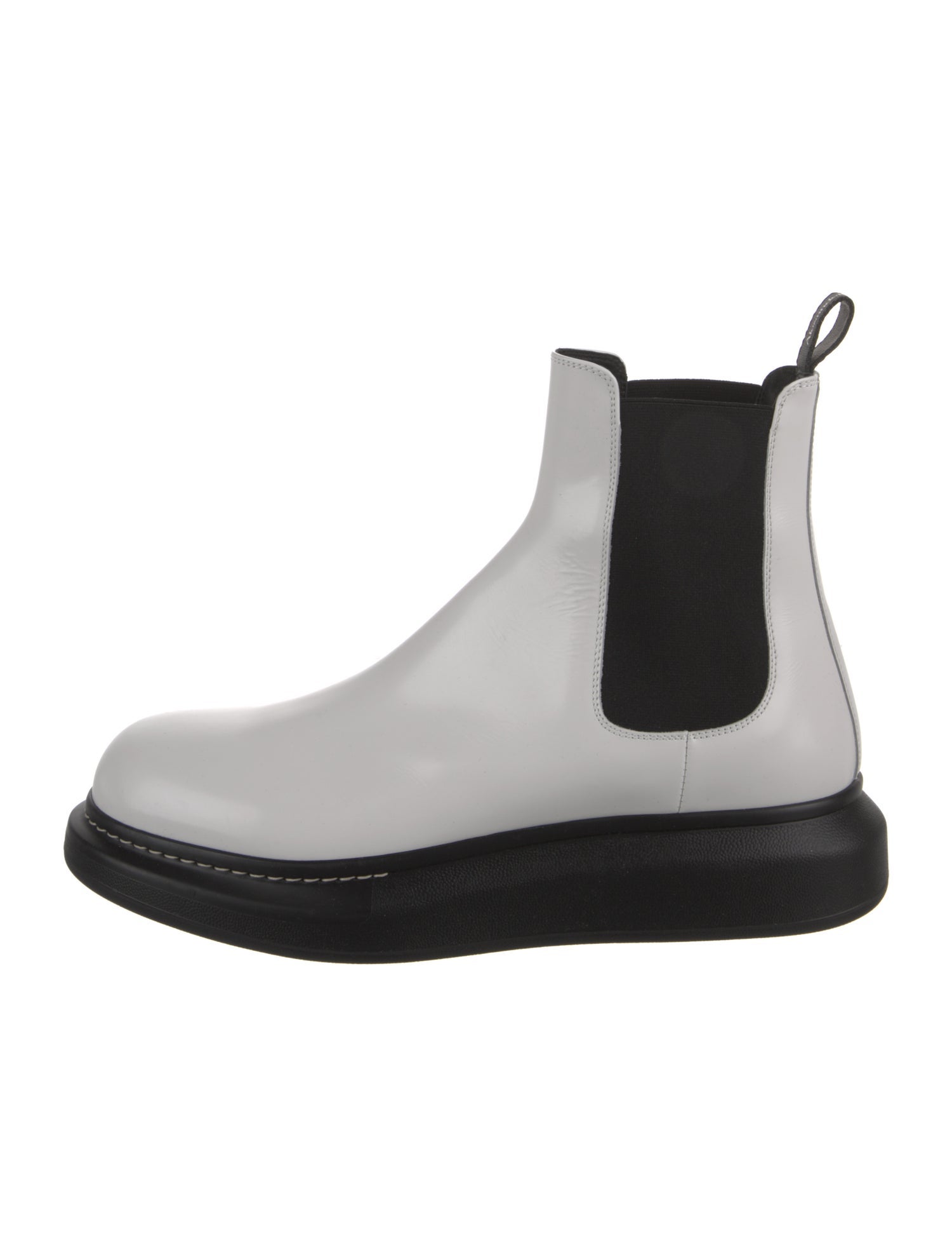 Alexander McQueen Leather Chelsea Boots