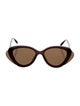 Alexander McQueen Cat-Eye Tinted Sunglasses