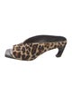 Alexander McQueen Ponyhair Animal Print Flats