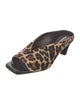 Alexander McQueen Ponyhair Animal Print Flats