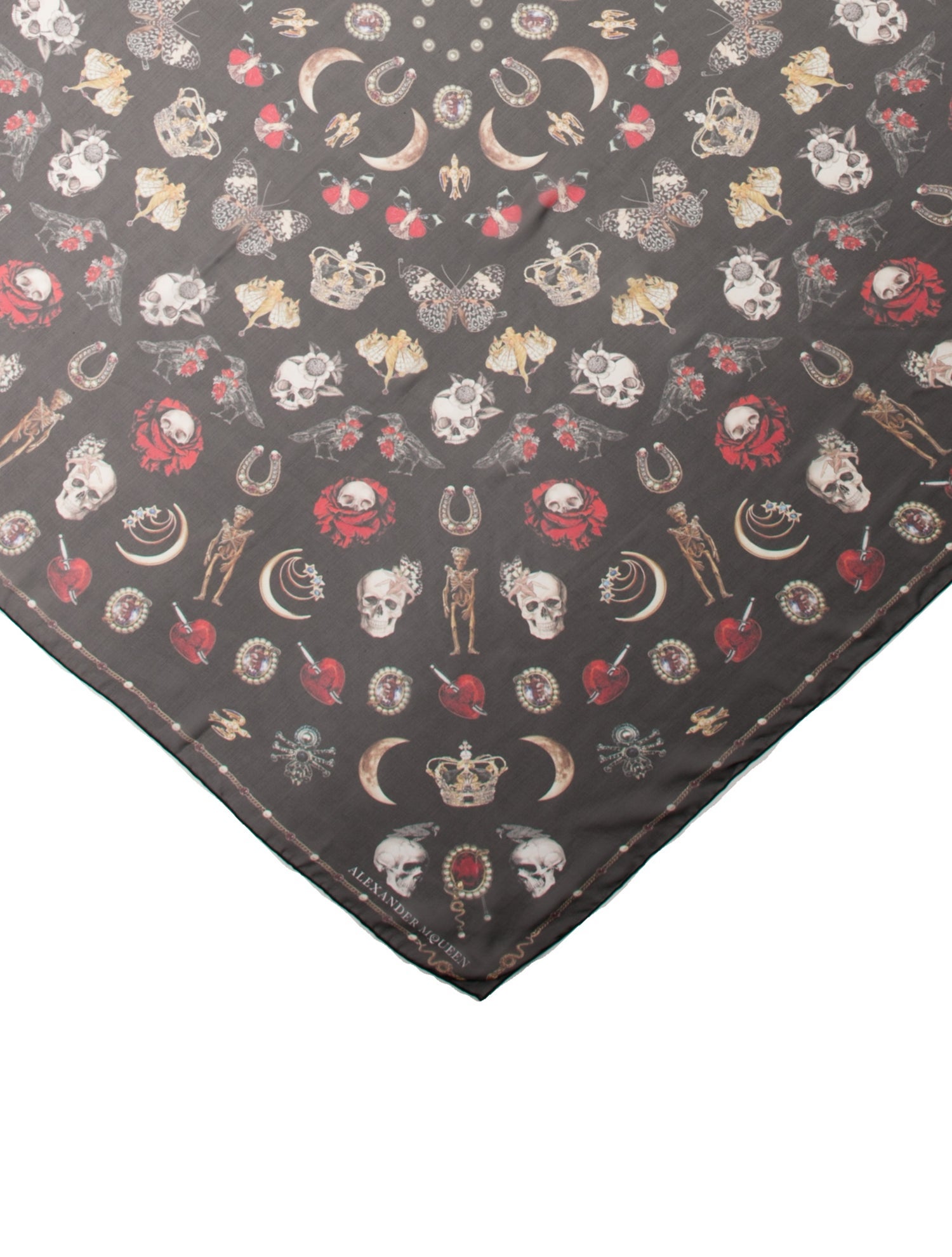 Alexander McQueen Silk Skull Scarf