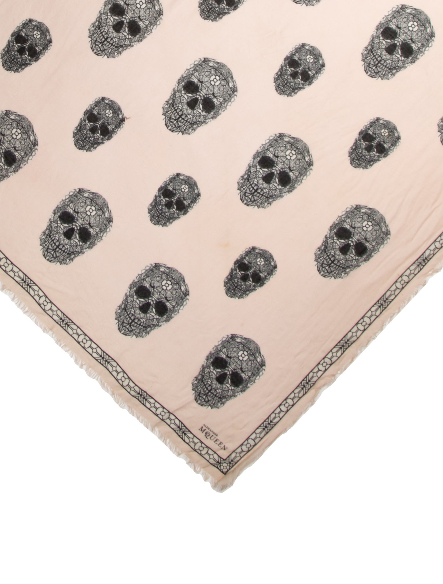 Alexander McQueen Silk Printed Scarf