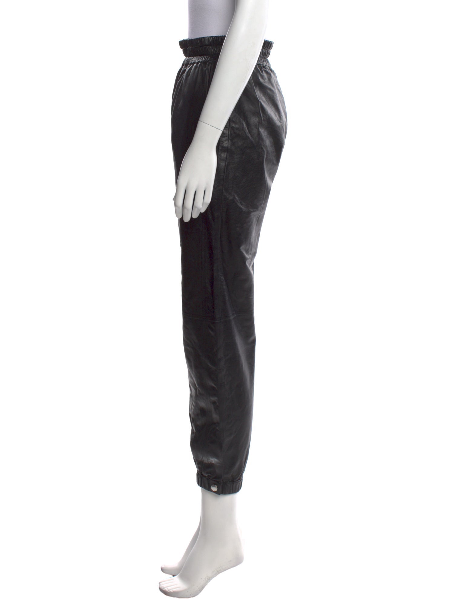 Alexander McQueen Leather Skinny Leg Pants