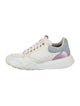 Alexander McQueen Leather Colorblock Pattern Sneakers