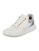 Alexander McQueen Leather Colorblock Pattern Sneakers