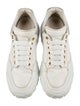 Alexander McQueen Leather Colorblock Pattern Sneakers