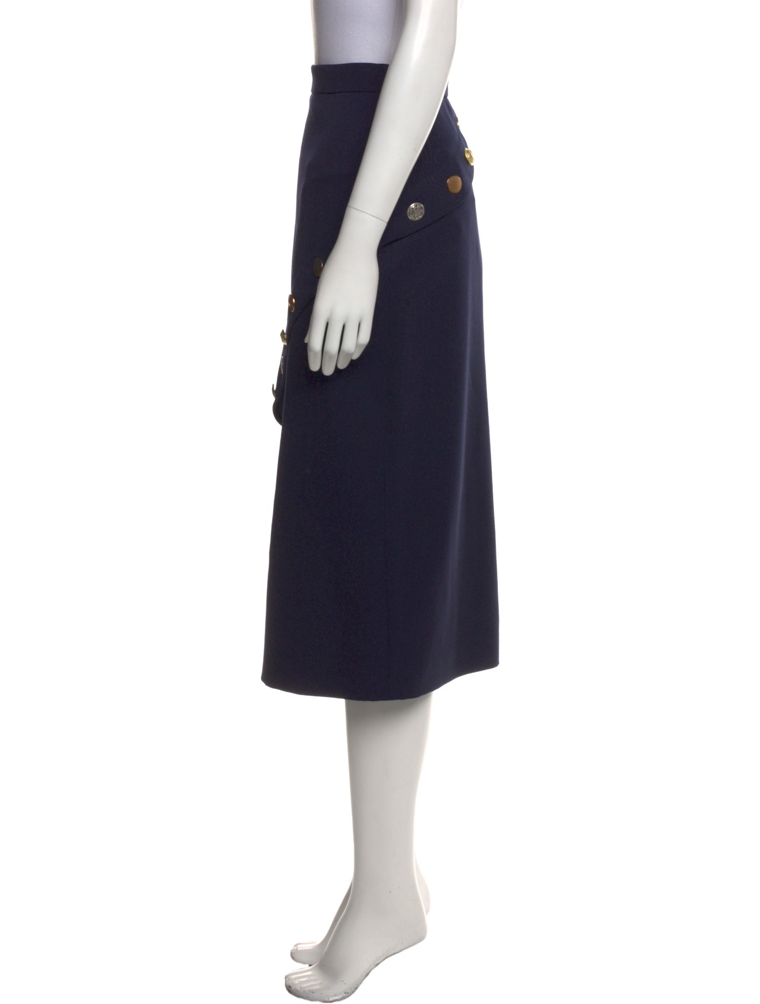 Alexander McQueen Wool Midi Length Skirt w/ Tags