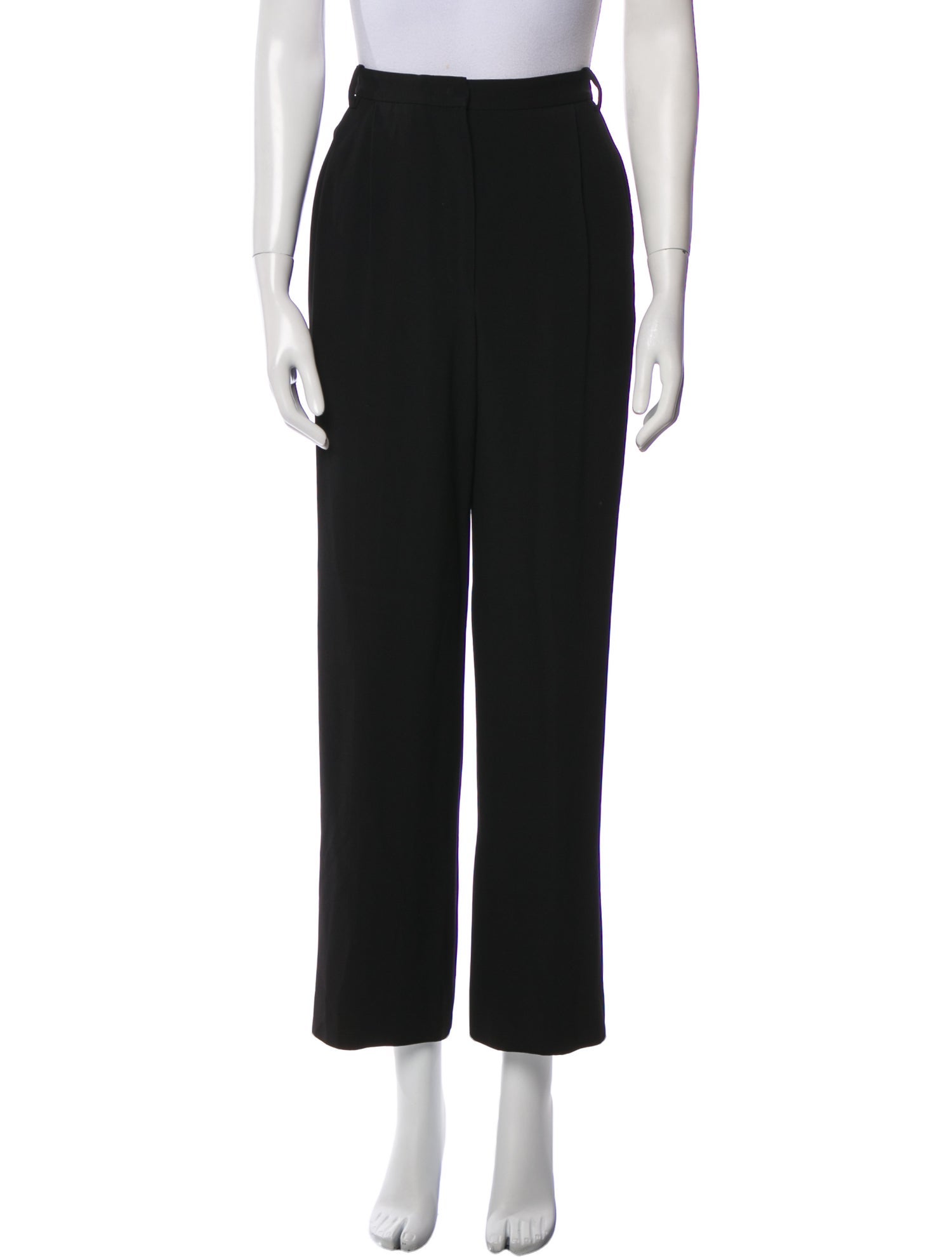 Alexander McQueen Virgin Wool Wide Leg Pants