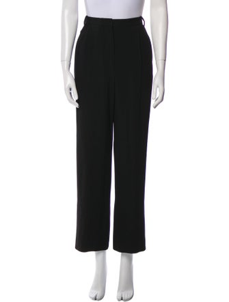 Alexander McQueen Virgin Wool Wide Leg Pants