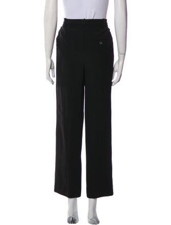 Alexander McQueen Virgin Wool Wide Leg Pants