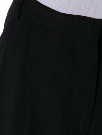 Alexander McQueen Virgin Wool Wide Leg Pants