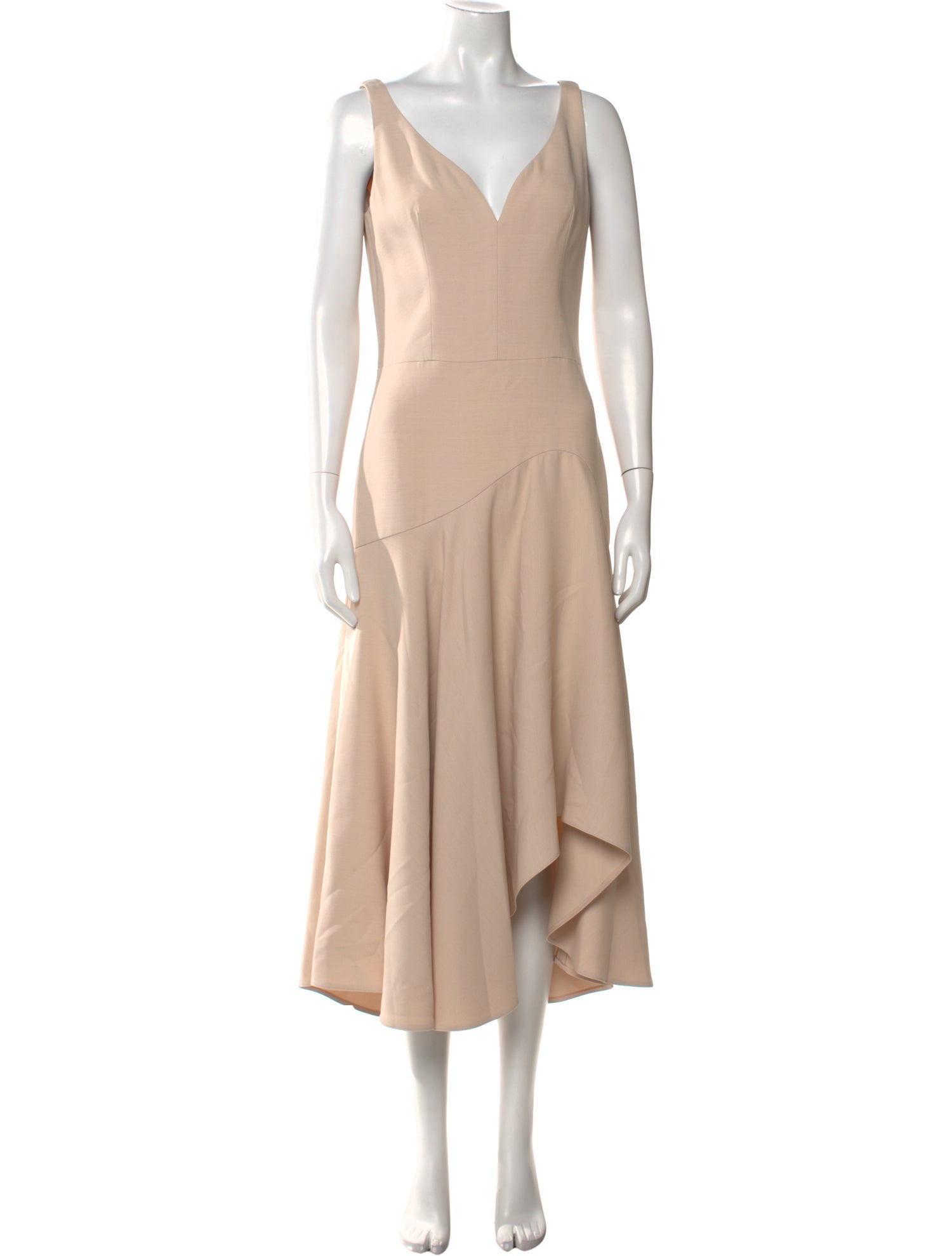 Alexander McQueen Wool Long Dress