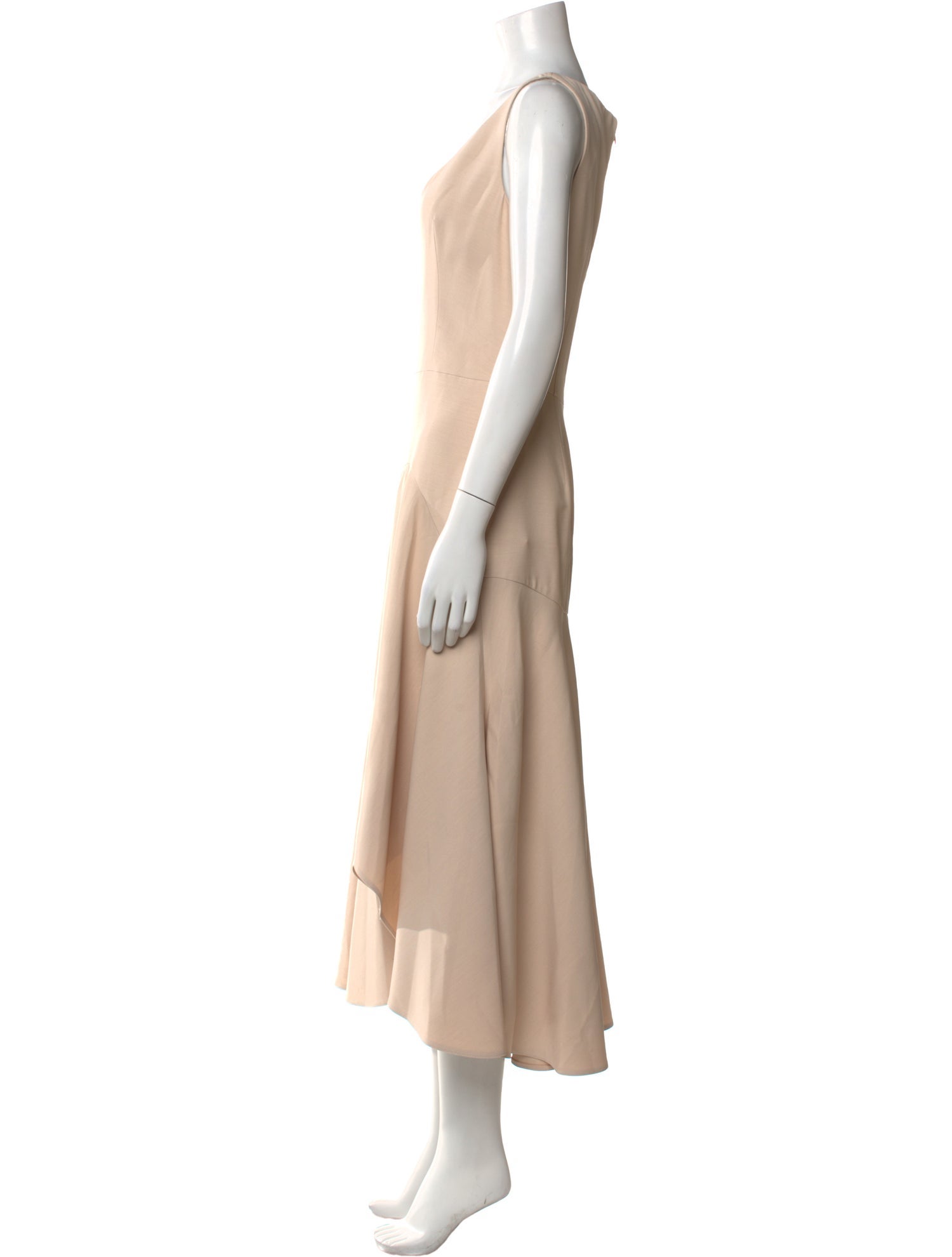 Alexander McQueen Wool Long Dress