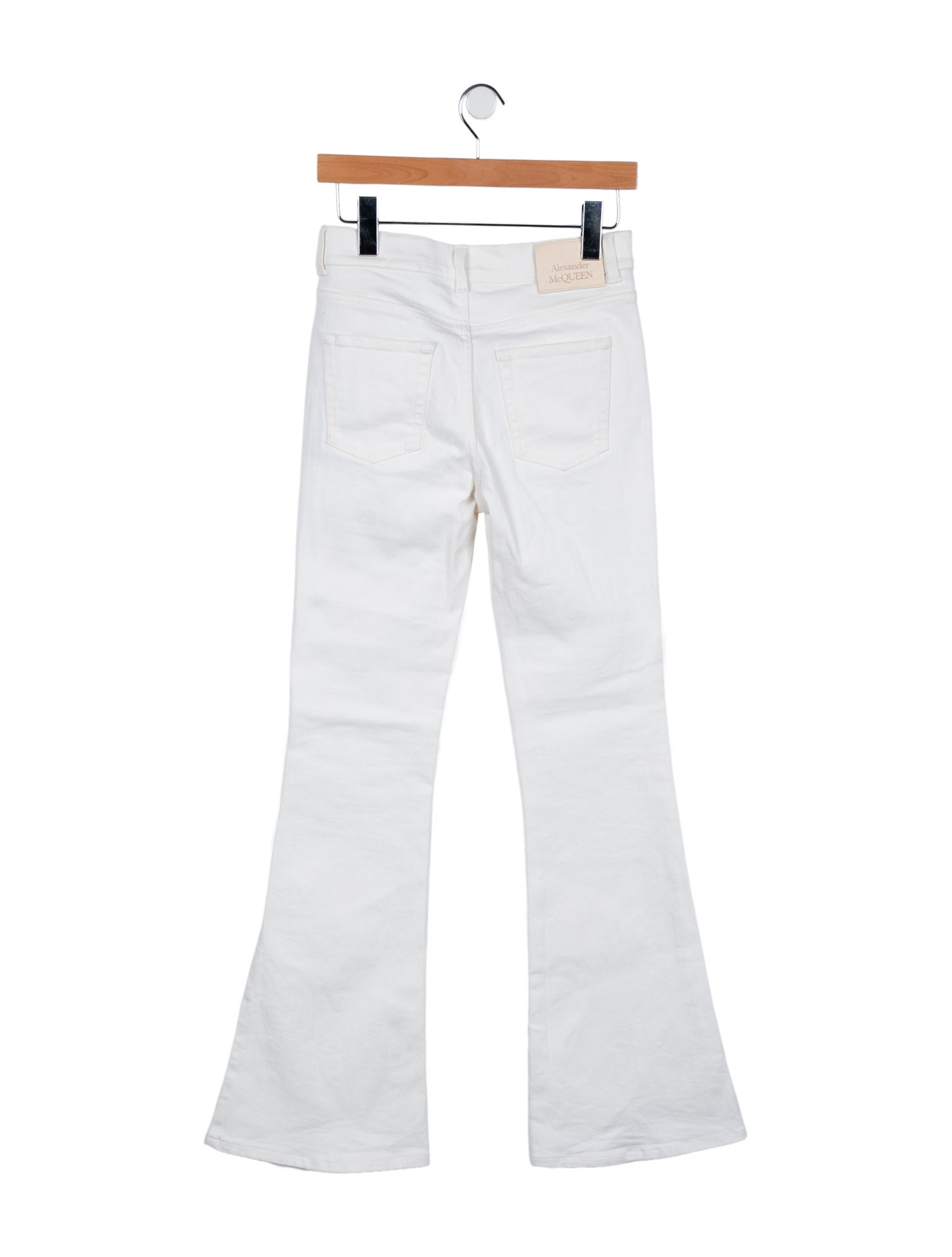 Alexander McQueen Mid-Rise Wide Leg Jeans