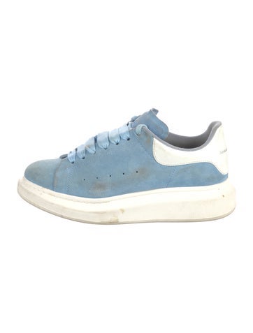 Alexander McQueen Sneakers Suede Leather Trim Embellishment IT 37 | 7