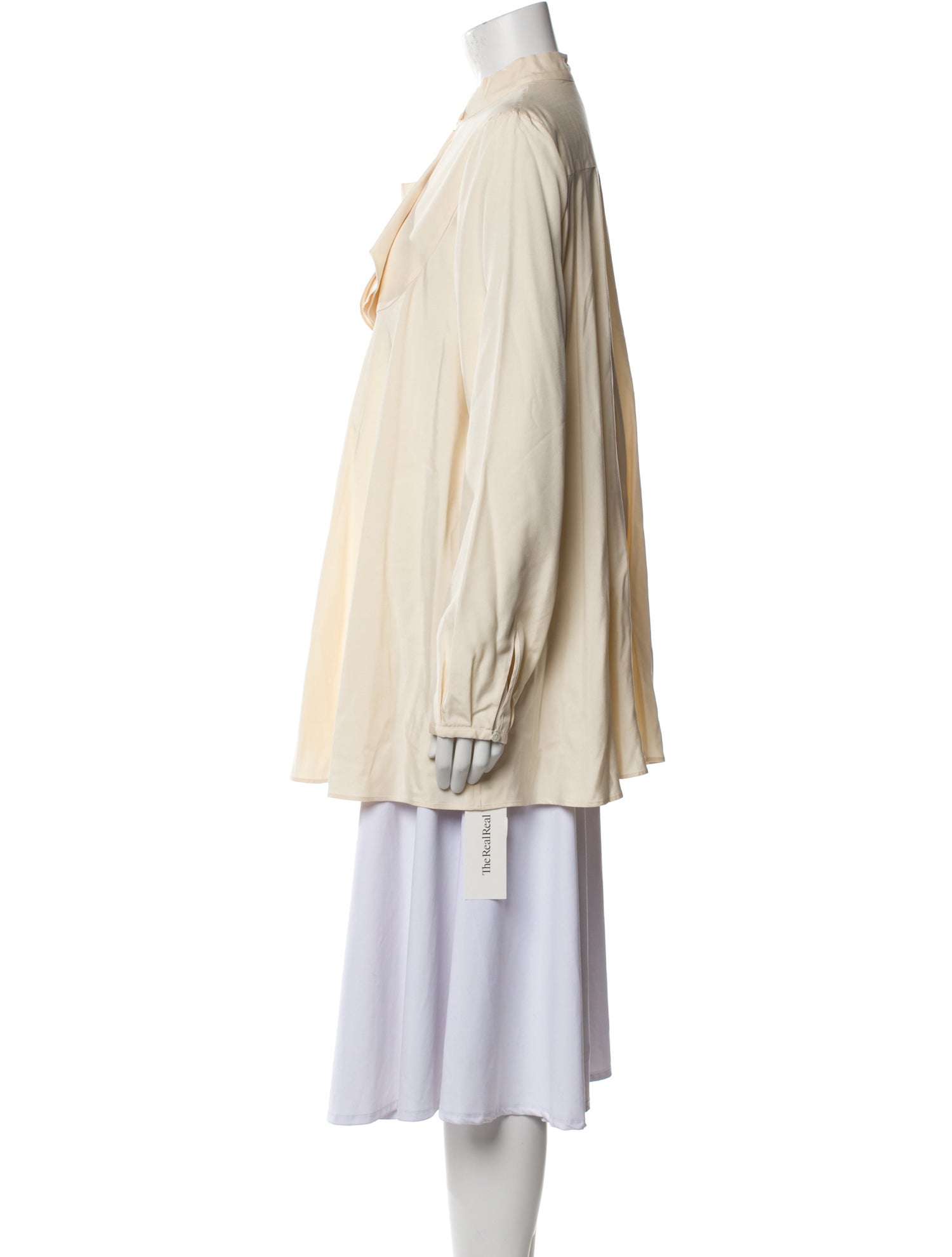 Alexander McQueen Mock Neck Long Sleeve Tunic