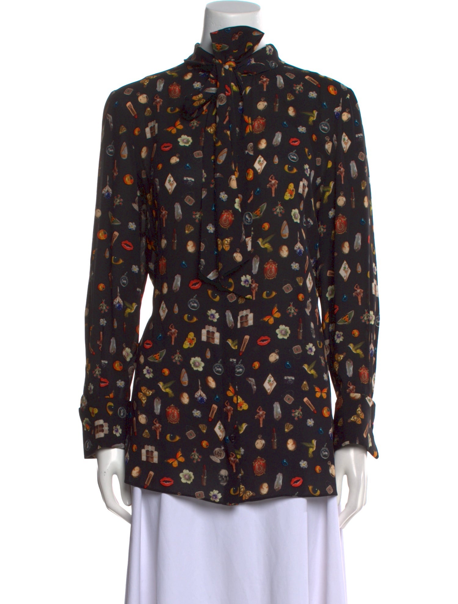 Alexander McQueen 2016 Silk Blouse