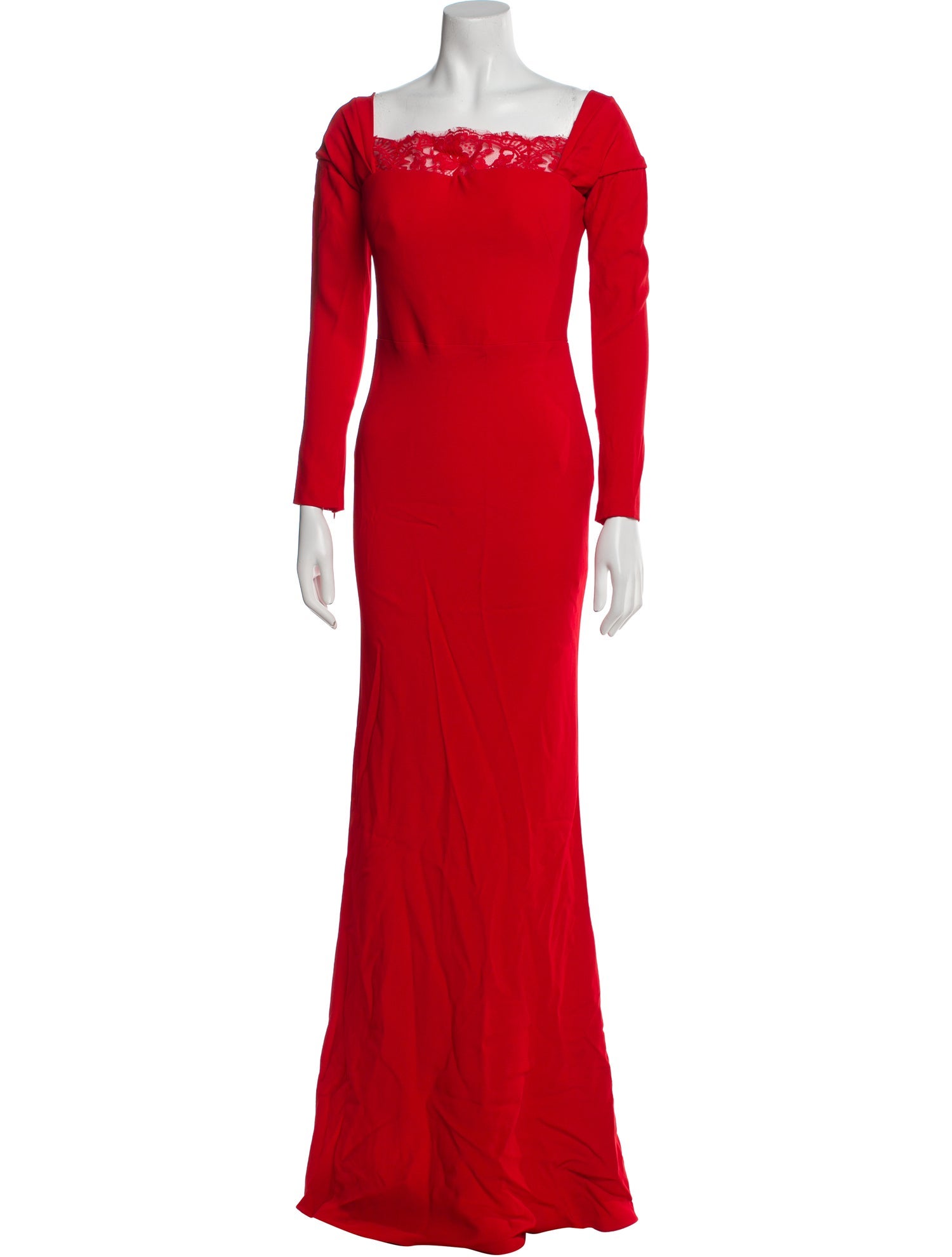 Alexander McQueen Square Neckline Long Dress w/ Tags