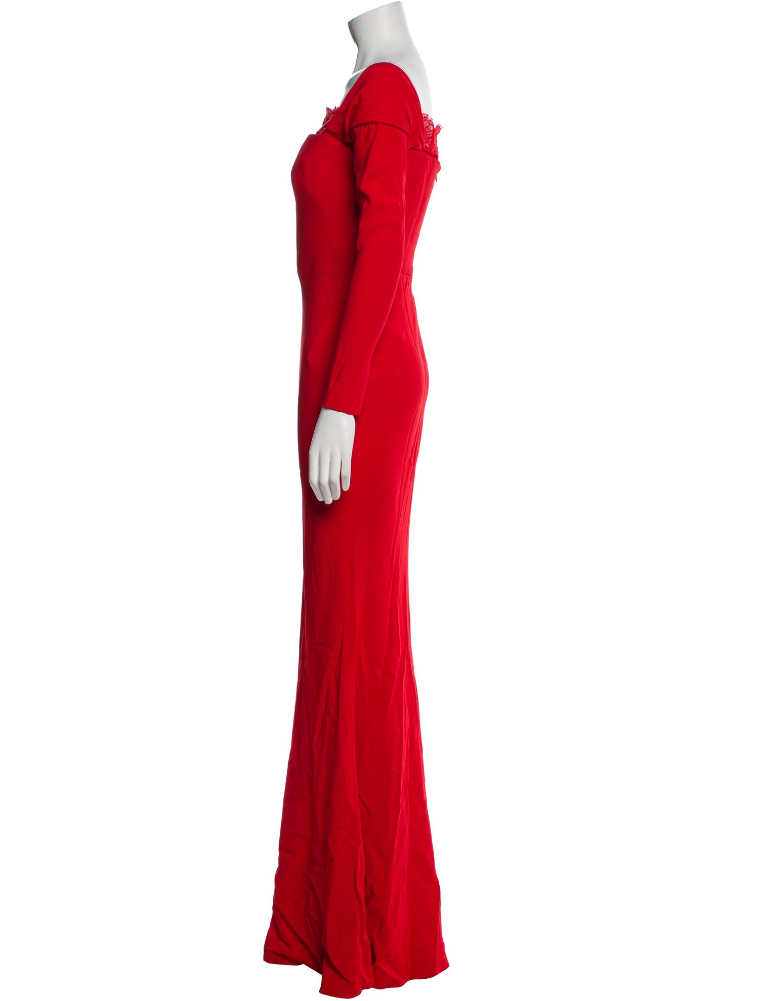 Alexander McQueen Square Neckline Long Dress w/ Tags