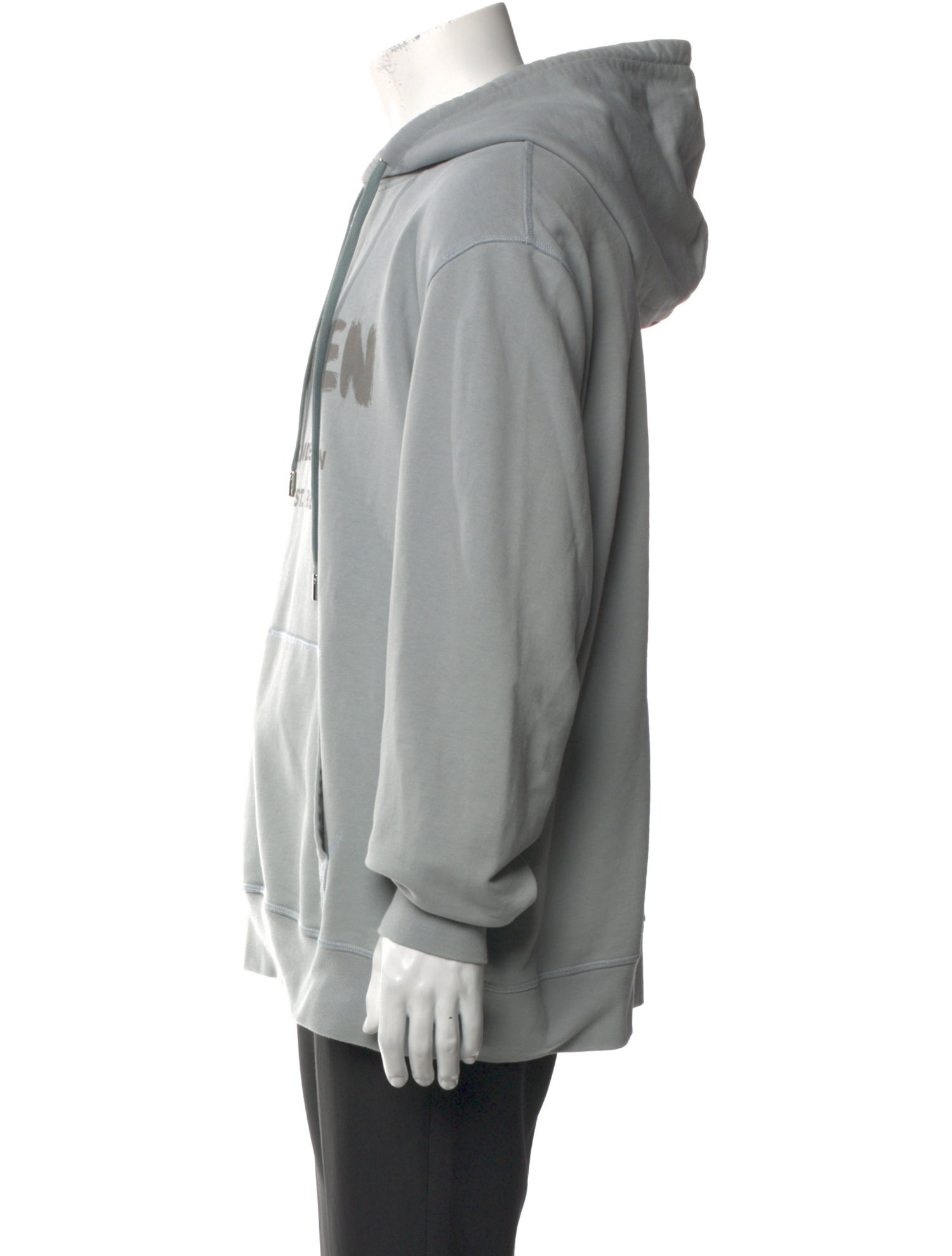 Alexander McQueen Graphic Print Crew Neck Hoodie