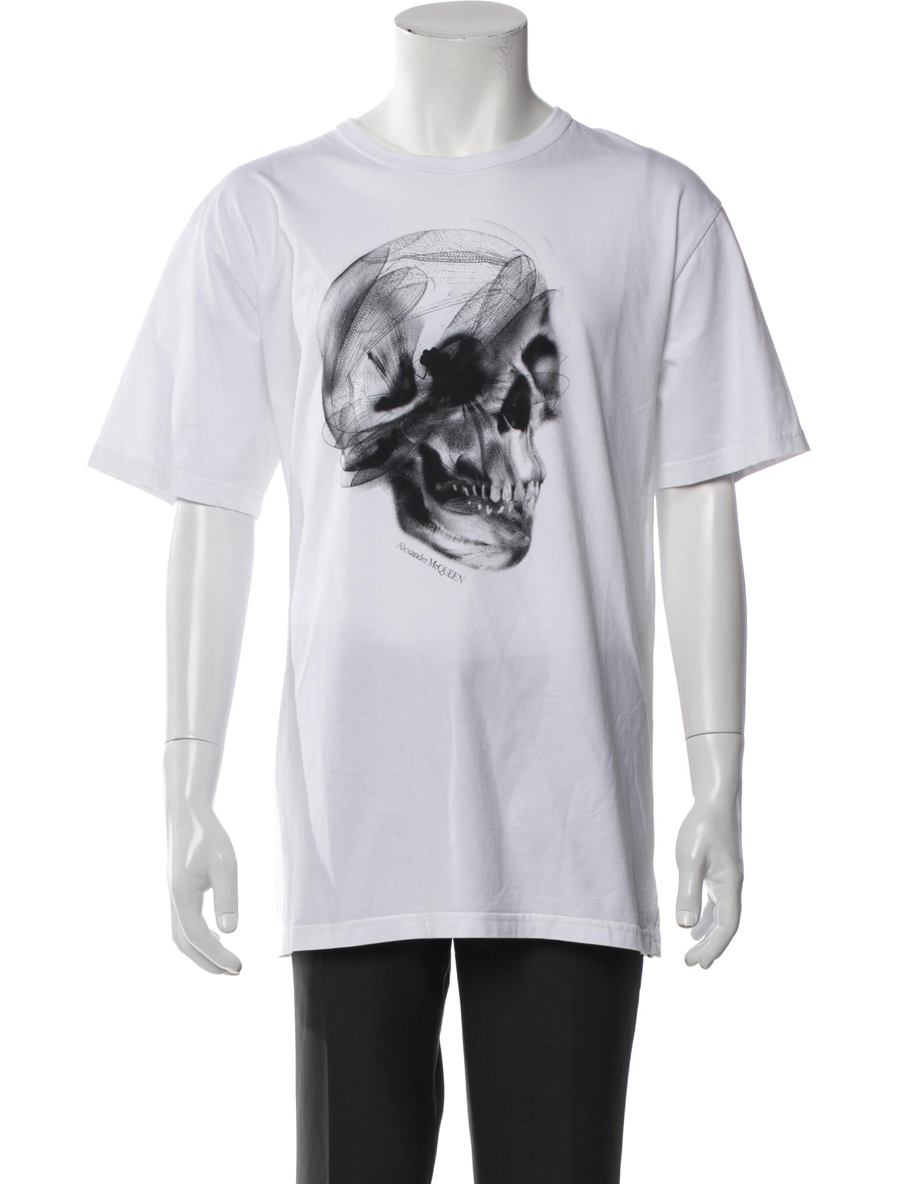 Alexander McQueen Graphic Print Crew Neck T-Shirt