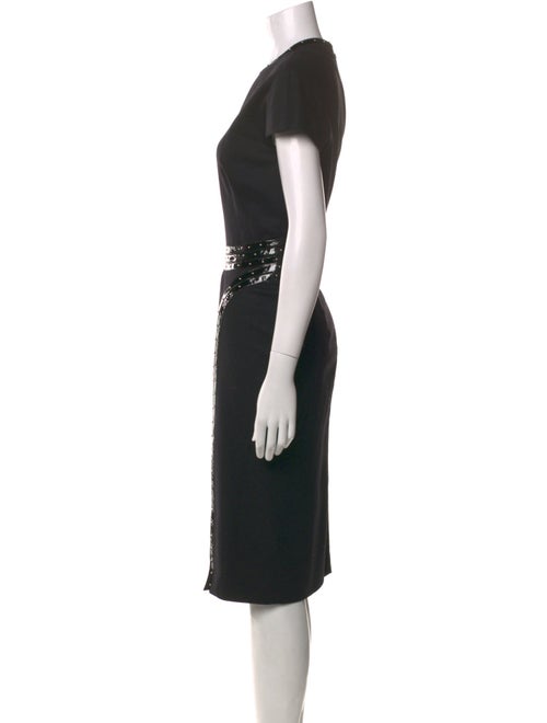Alexander McQueen Wool Midi Length Dress