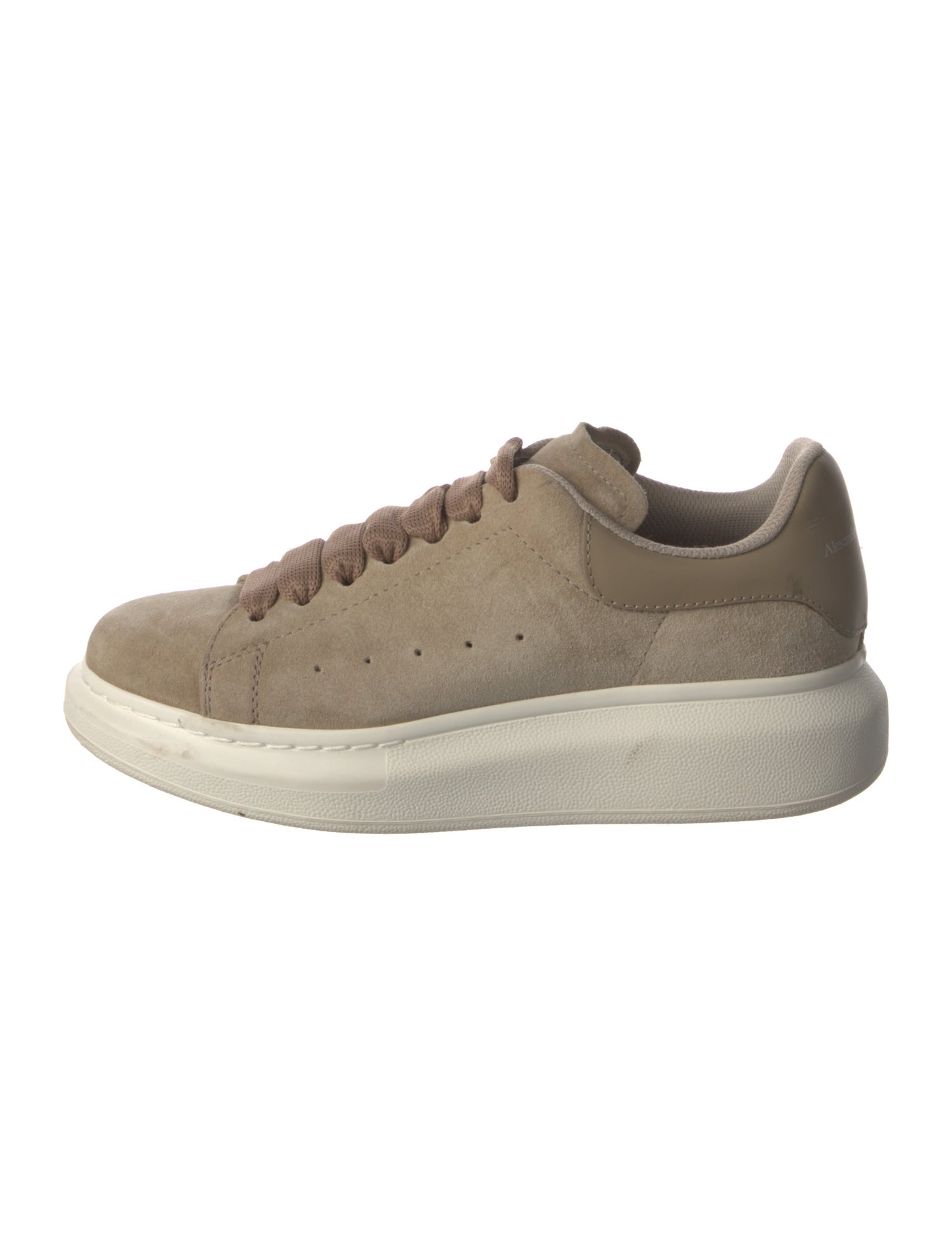 Alexander McQueen Suede Leather Trim Embellishment Sneakers