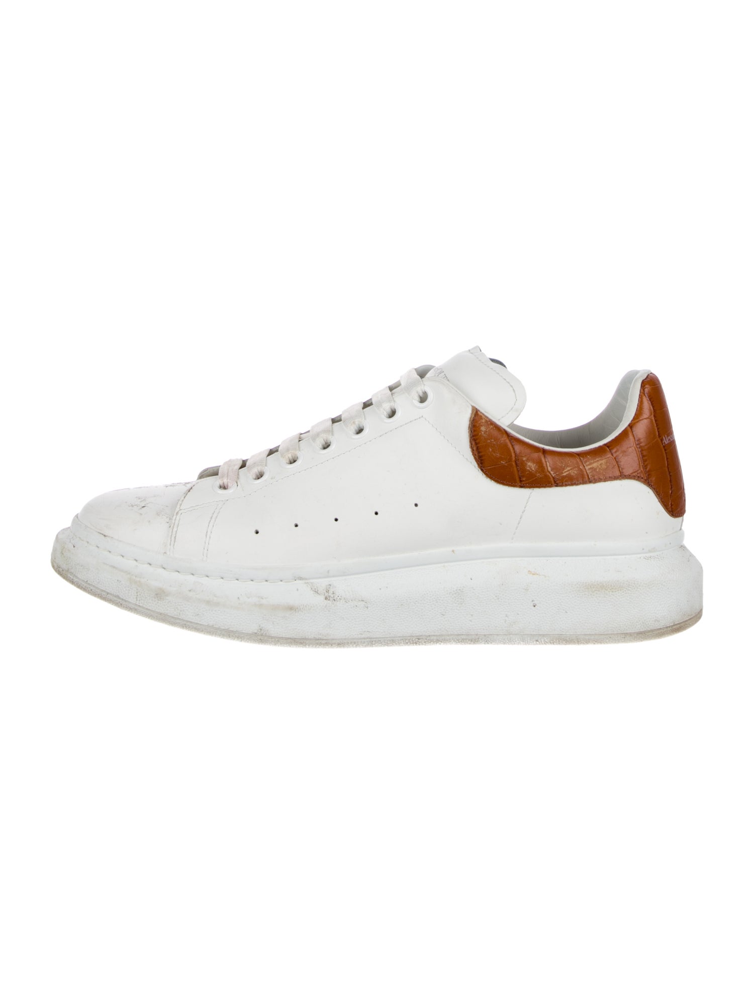Alexander McQueen Leather Chunky Sneakers