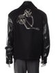 Alexander McQueen Graphic Print Moto Jacket